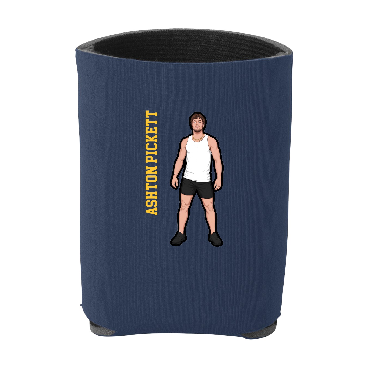 Can Holder — Name Vertical in Navy