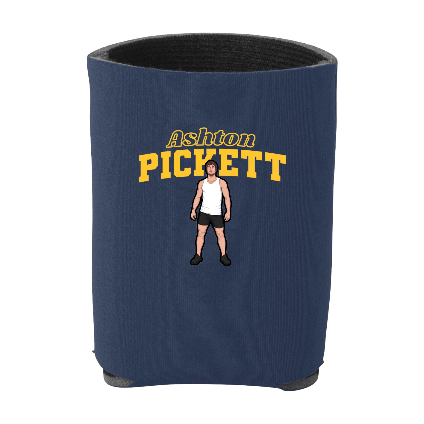 Can Holder — Name Arch in Navy