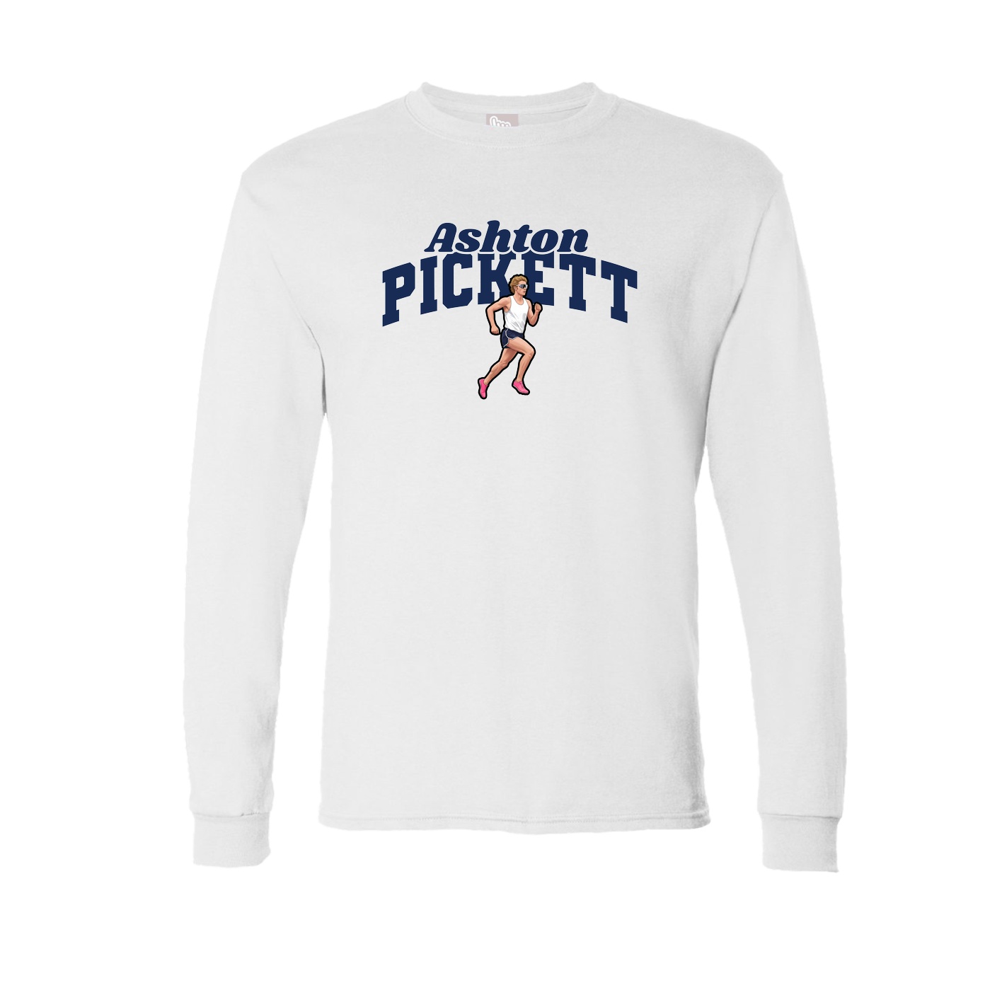 Long Sleeve Tee — Signature Arch in White