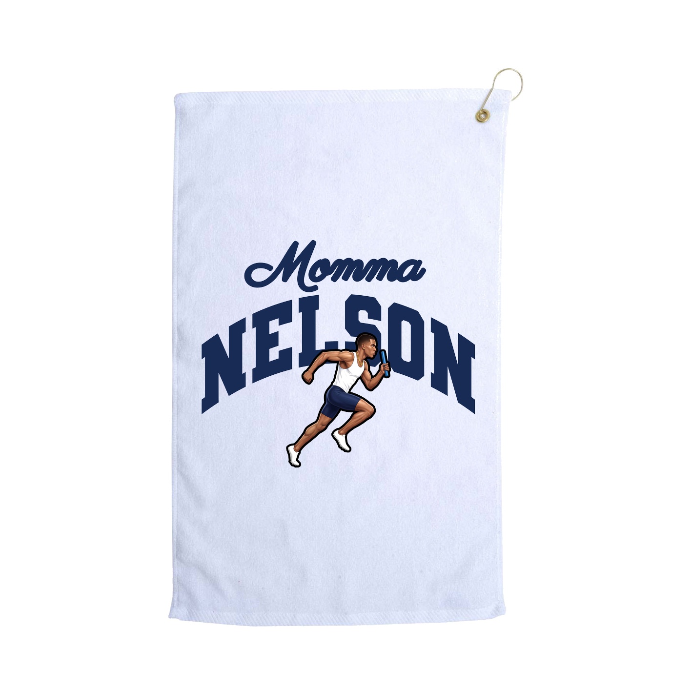 Golf Towel — Mothers Day Arch in White