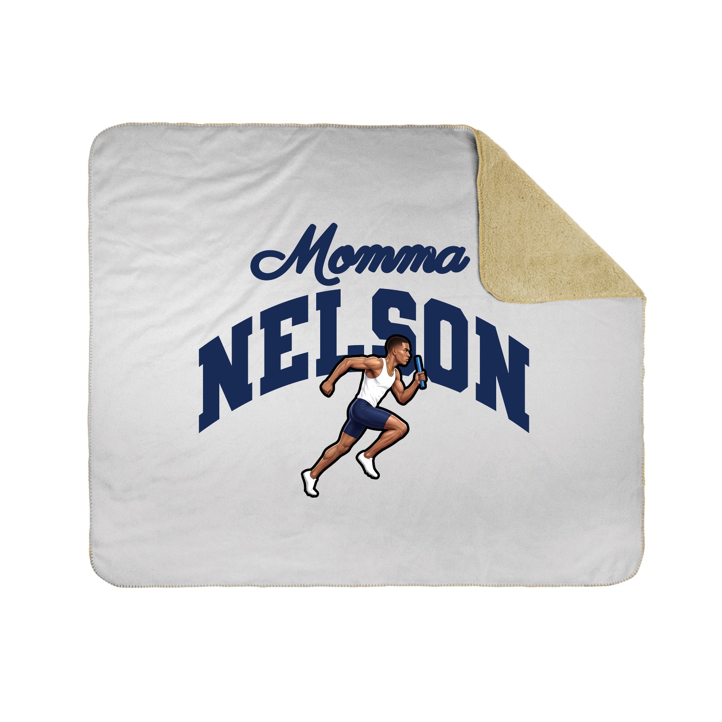 Throw Blanket — Mothers Day Arch in White