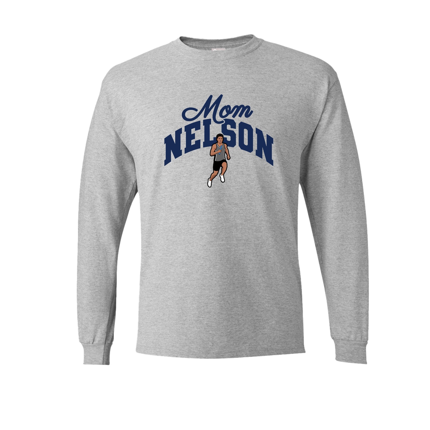 Long Sleeve Tee — Mothers Day Arch in Grey