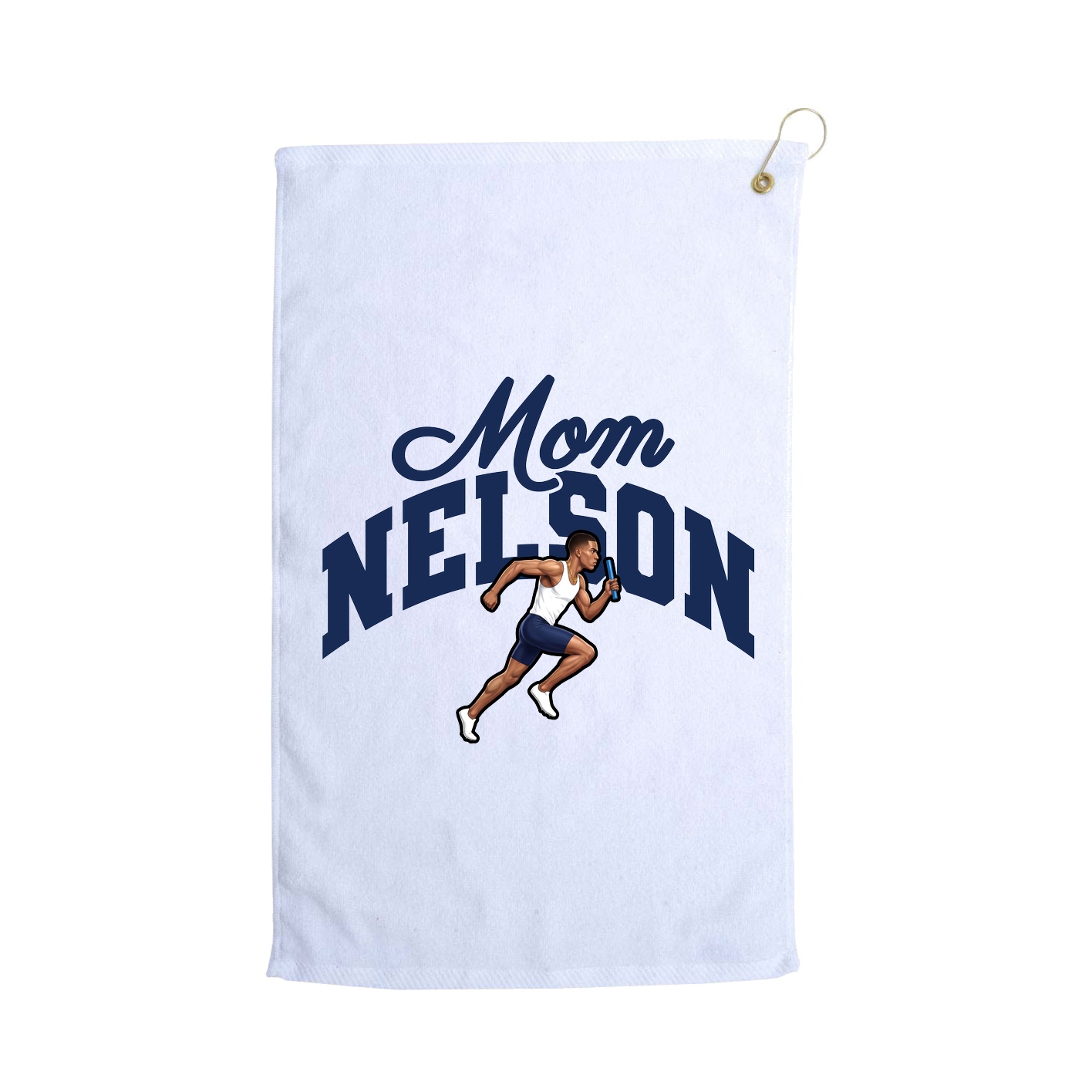 Golf Towel — Mothers Day Arch in White