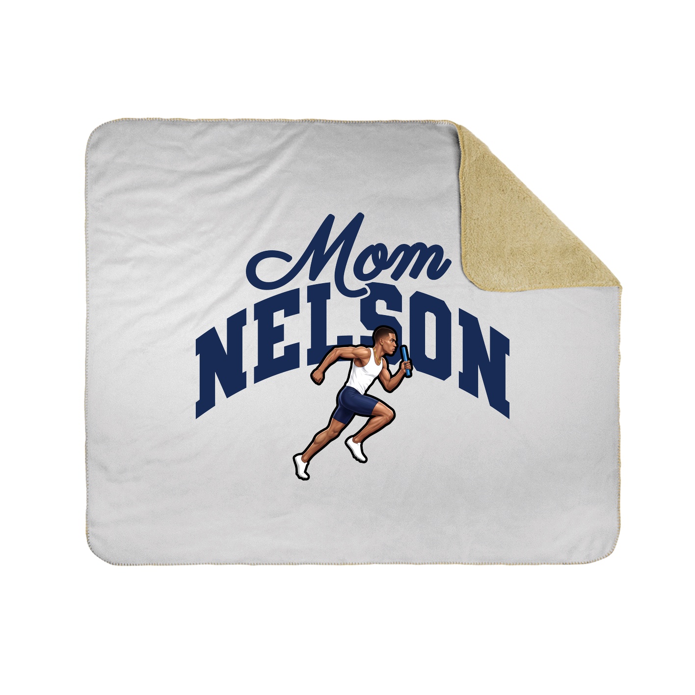 Throw Blanket — Mothers Day Arch in White