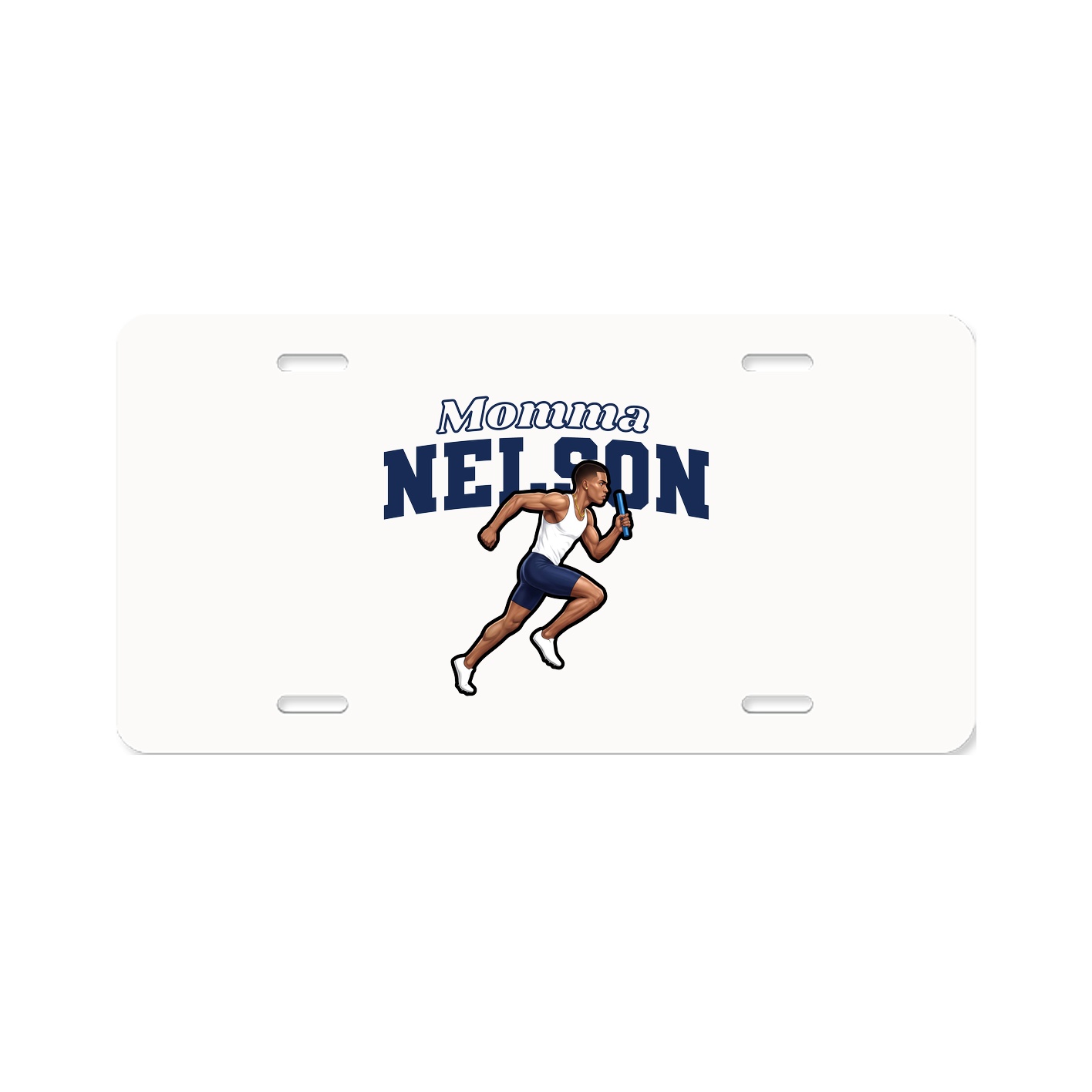 License Plate — Mothers Day Block in Classic