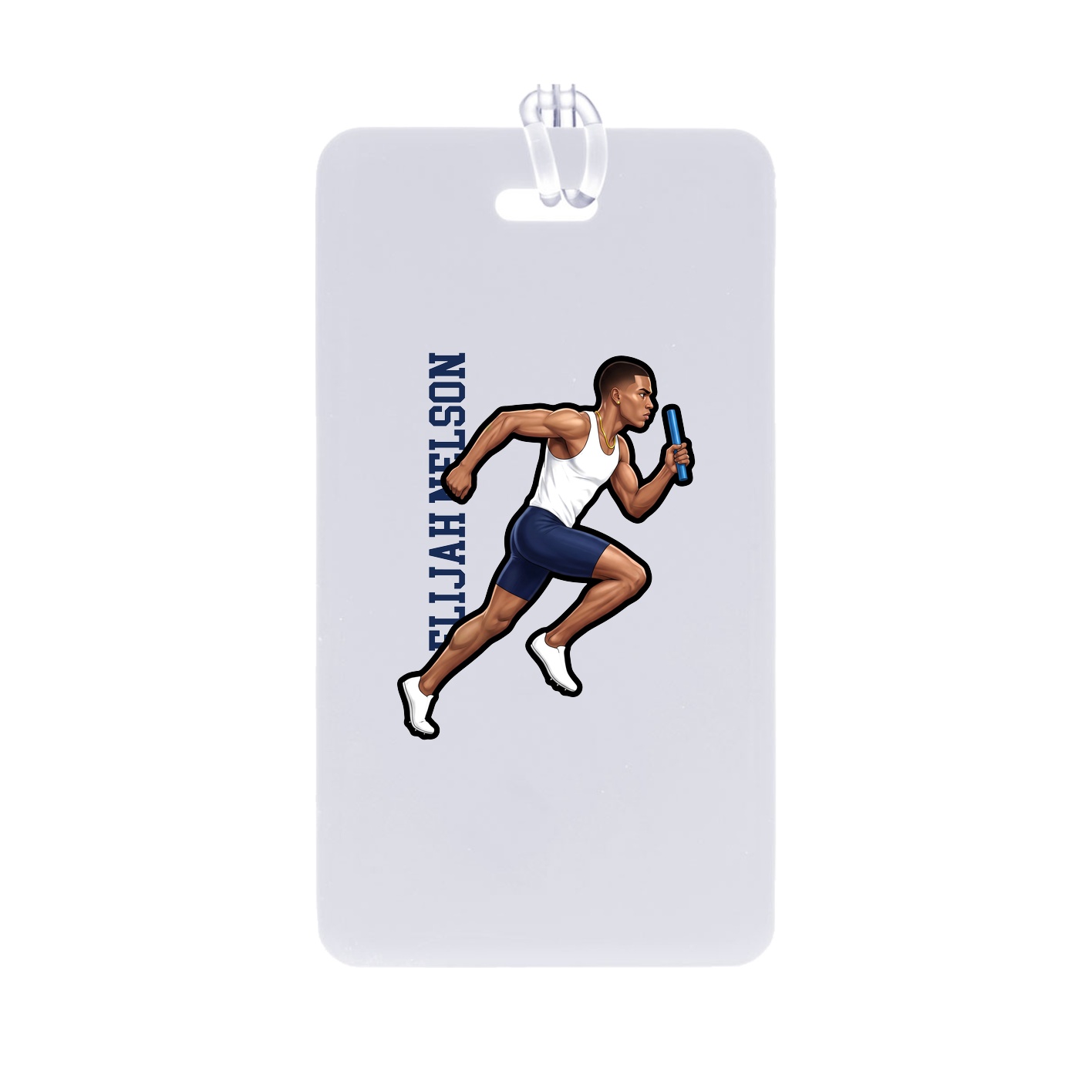 Bag Tag — Name Vertical in Classic