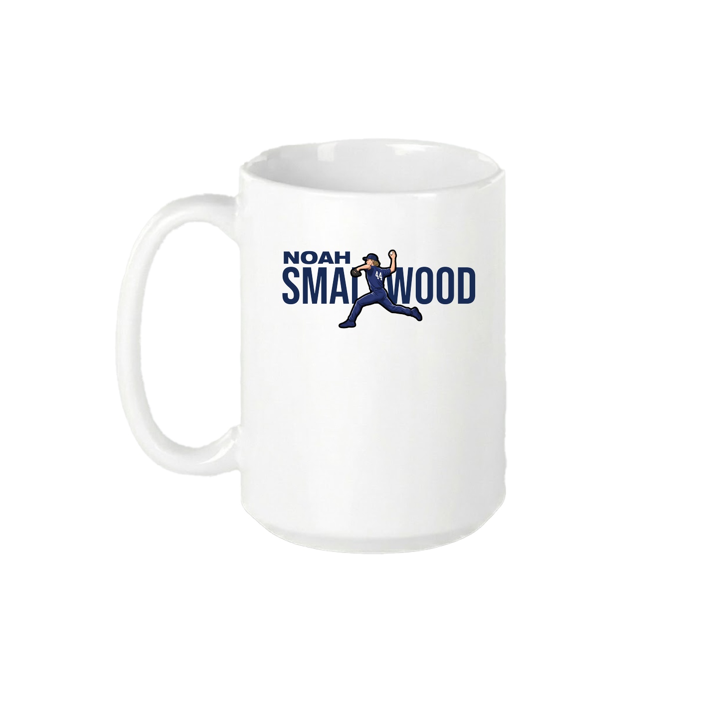 15oz Coffee Mug — Player Name in White