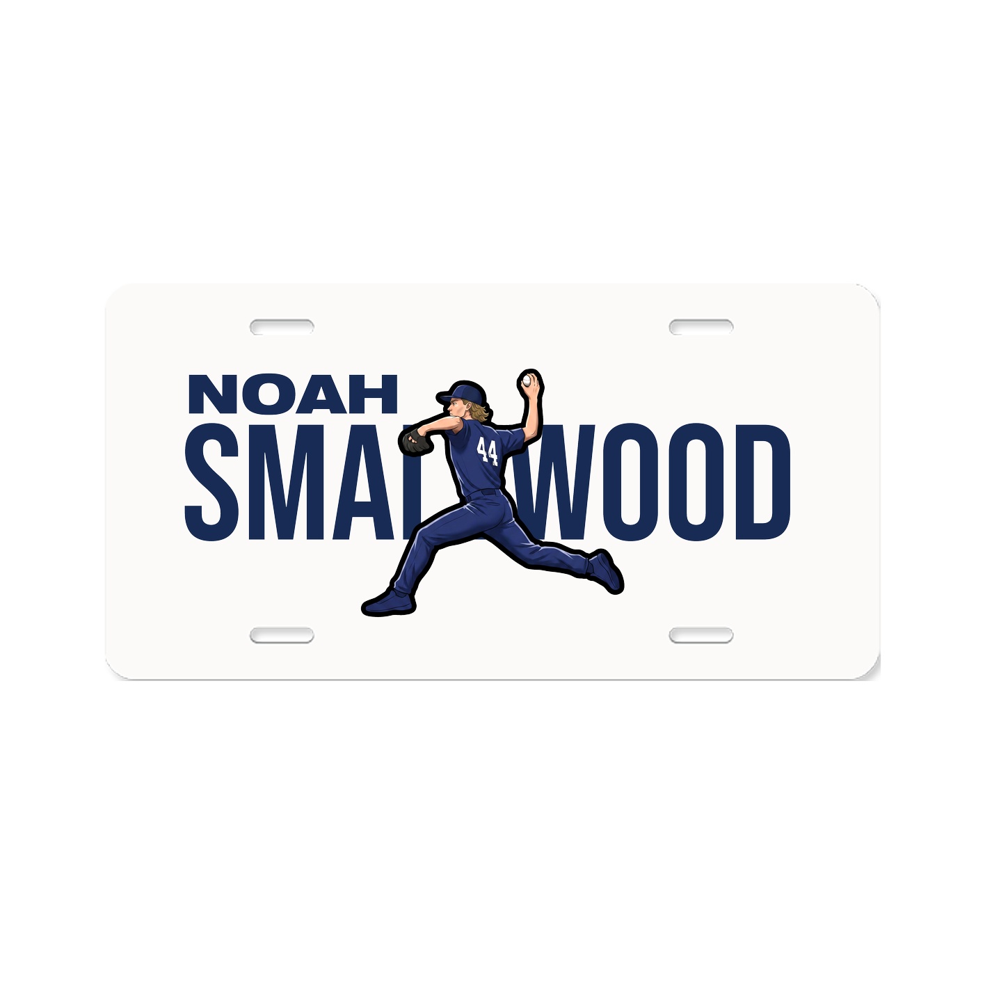 License Plate — Player Name in Classic