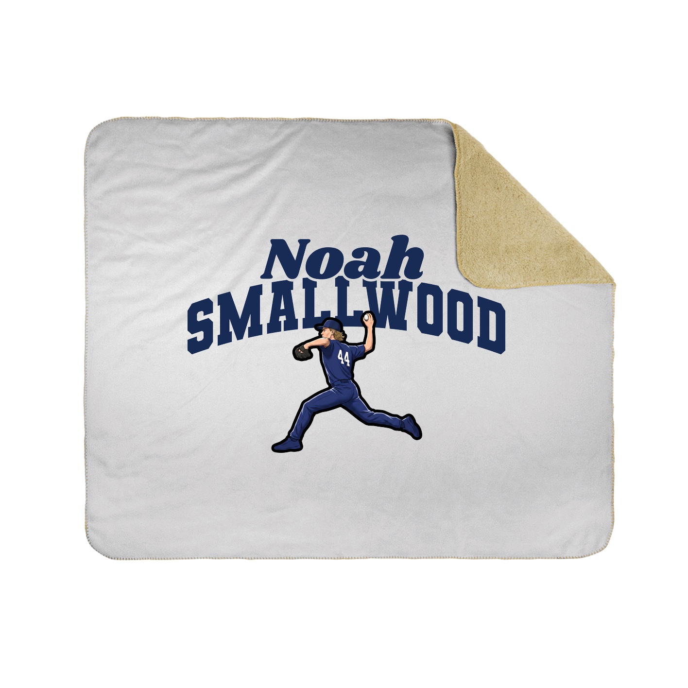 Throw Blanket — Signature Arch in White