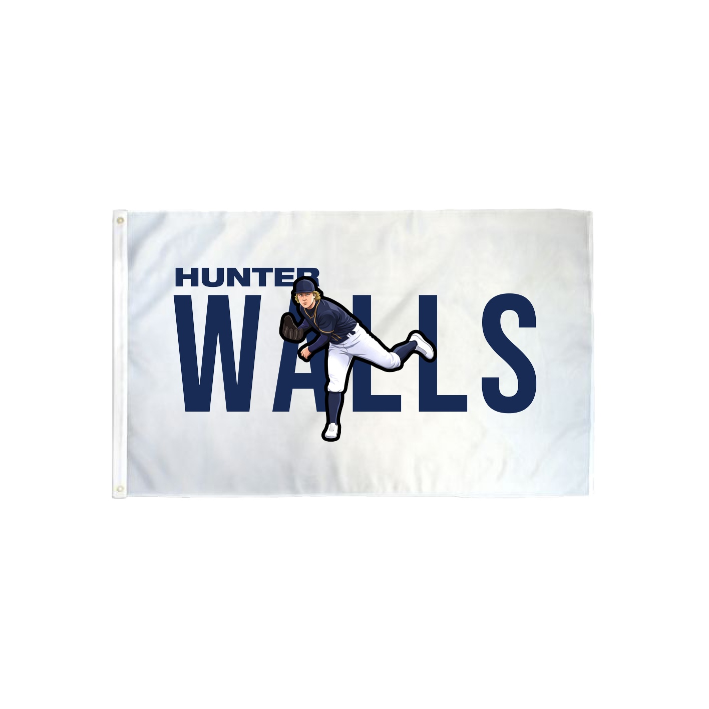 3x5 Flag — Player Name in Classic