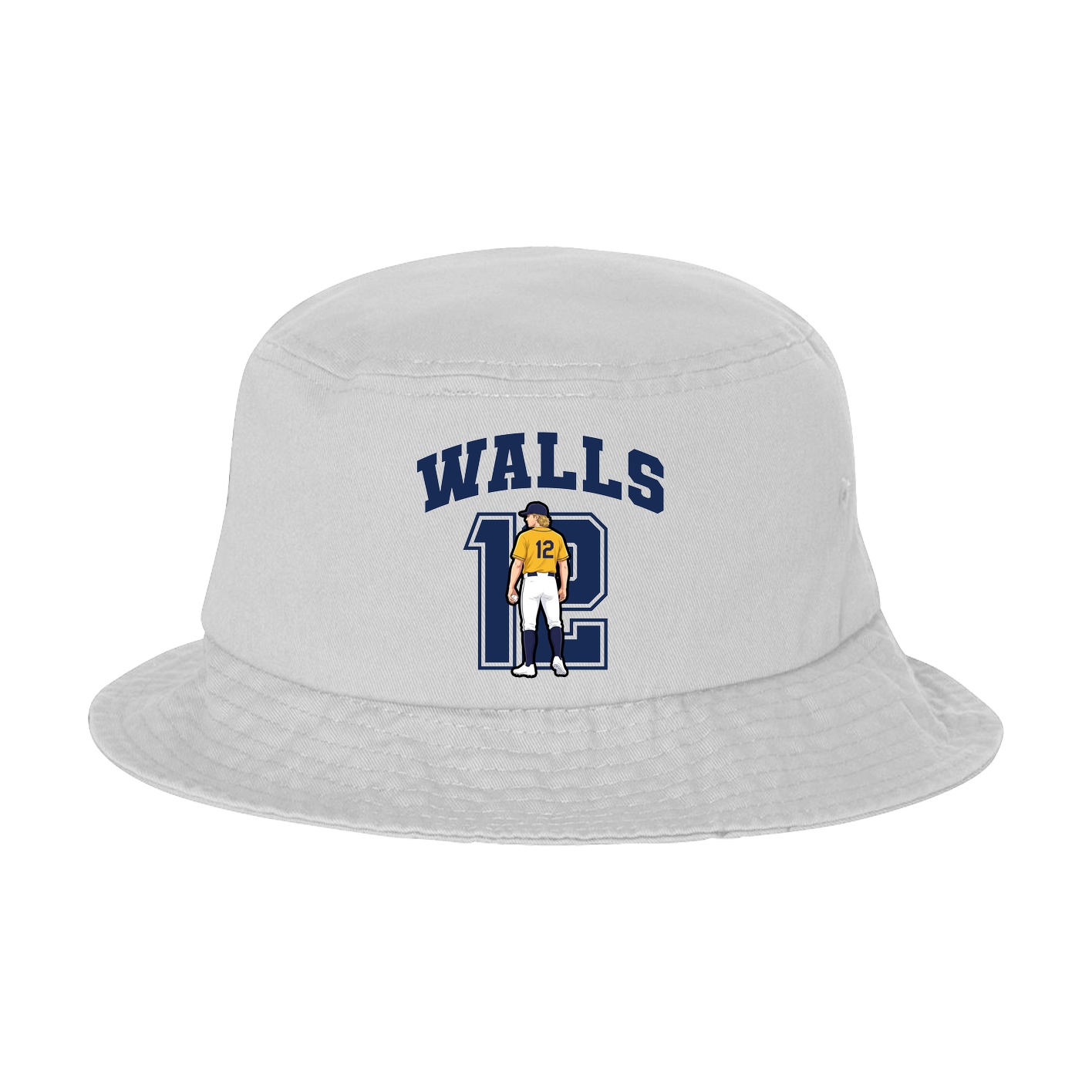 Bucket Cap — Number in White