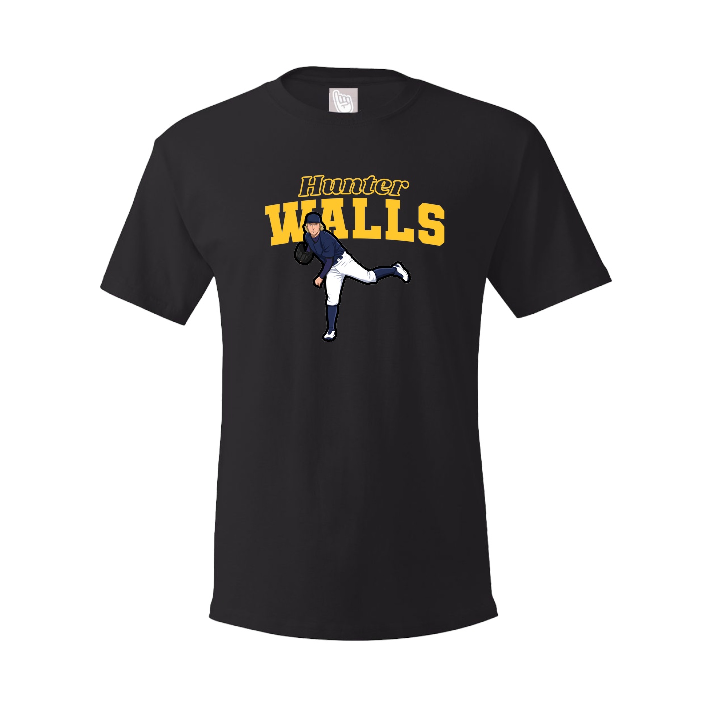 Youth Tee — Name Arch in Black