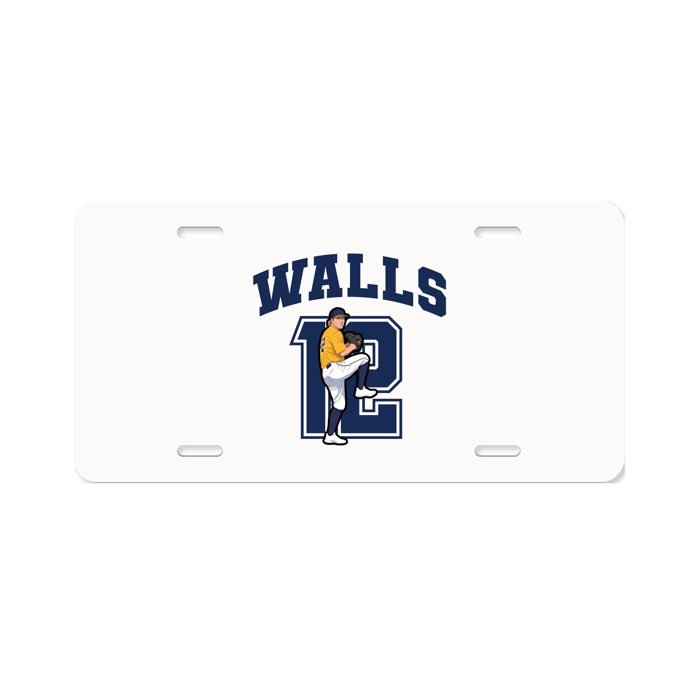 License Plate — Number in Classic