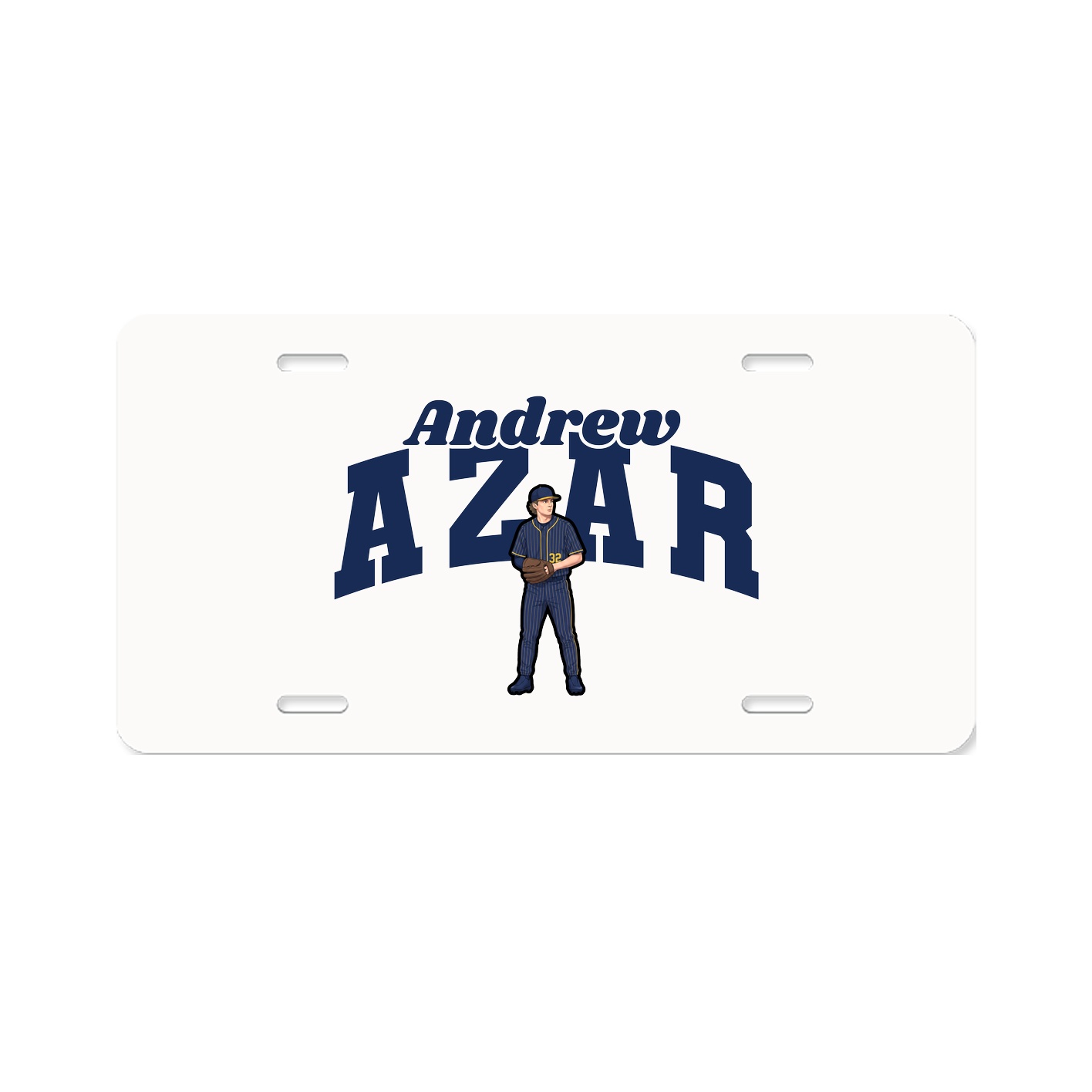 License Plate — Signature Arch in Classic