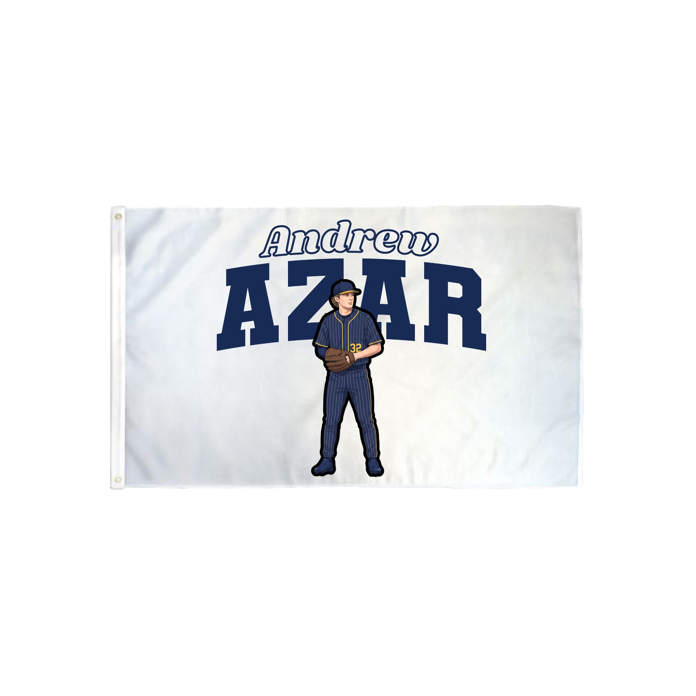 3x5 Flag — Name Arch in Classic