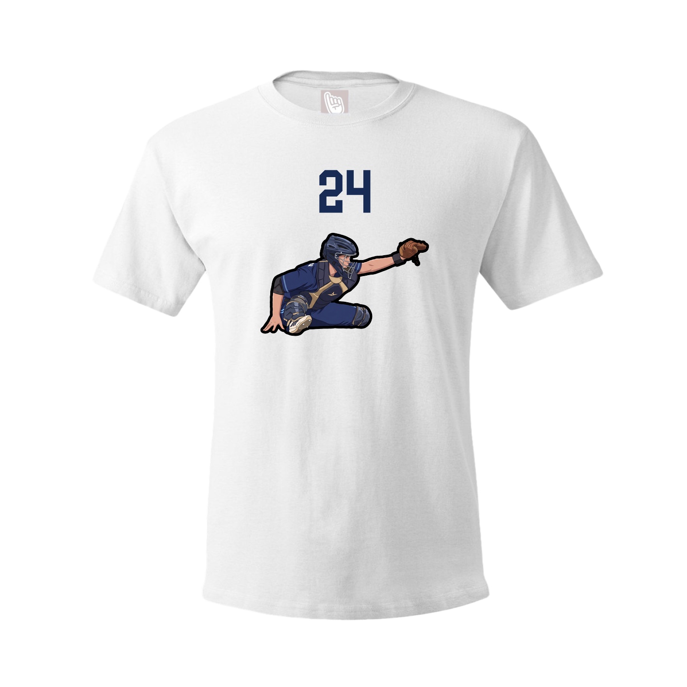 Tee — Number Top in White
