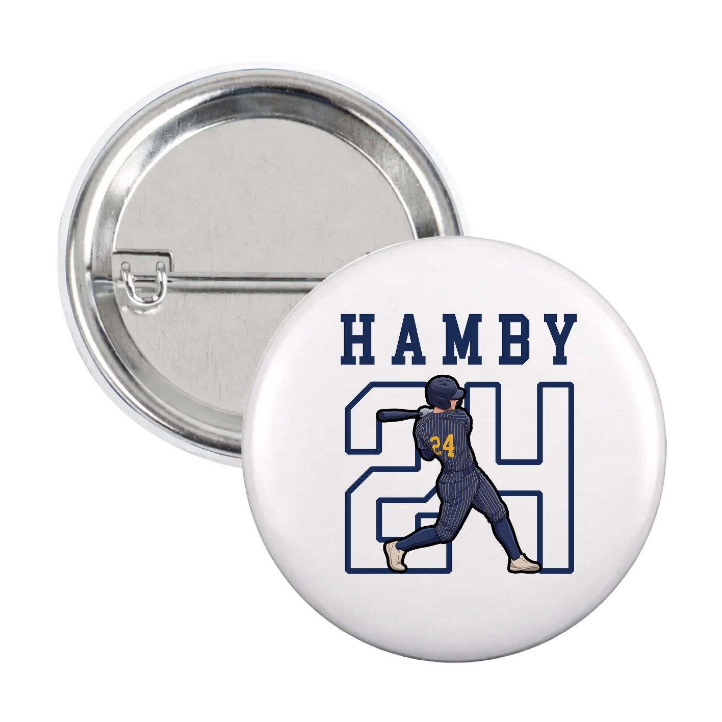 Game Day Button — Shirsey in White