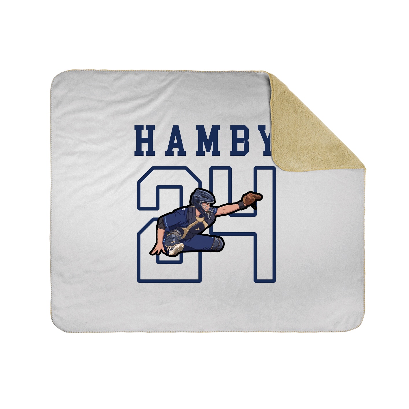 Throw Blanket — Shirsey in White