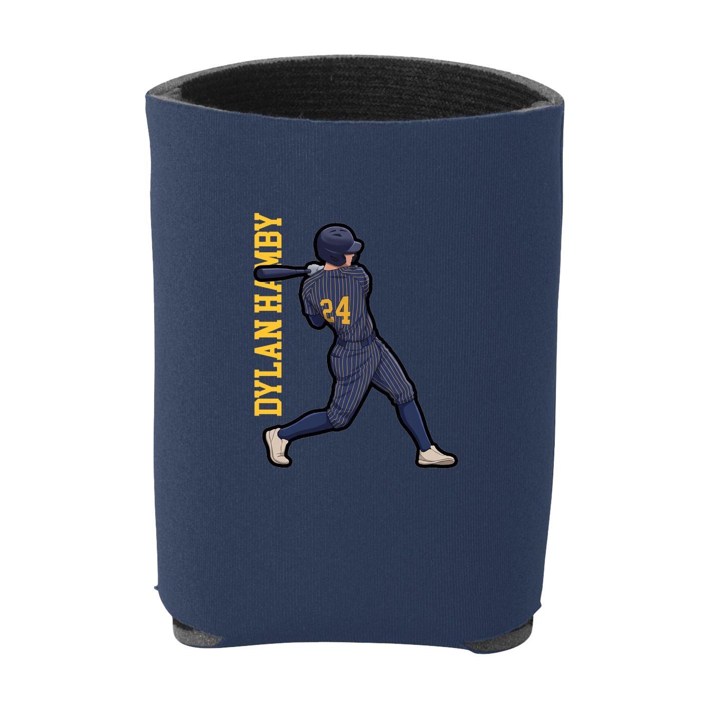 Can Holder — Name Vertical in Navy