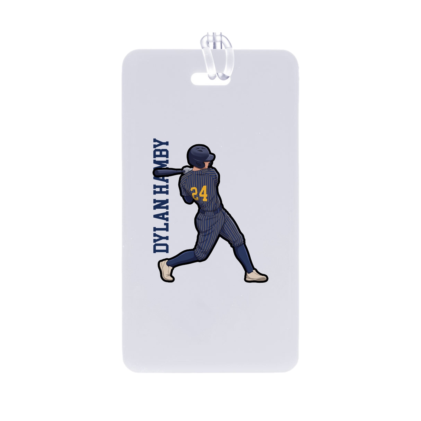 Bag Tag — Name Vertical in Classic