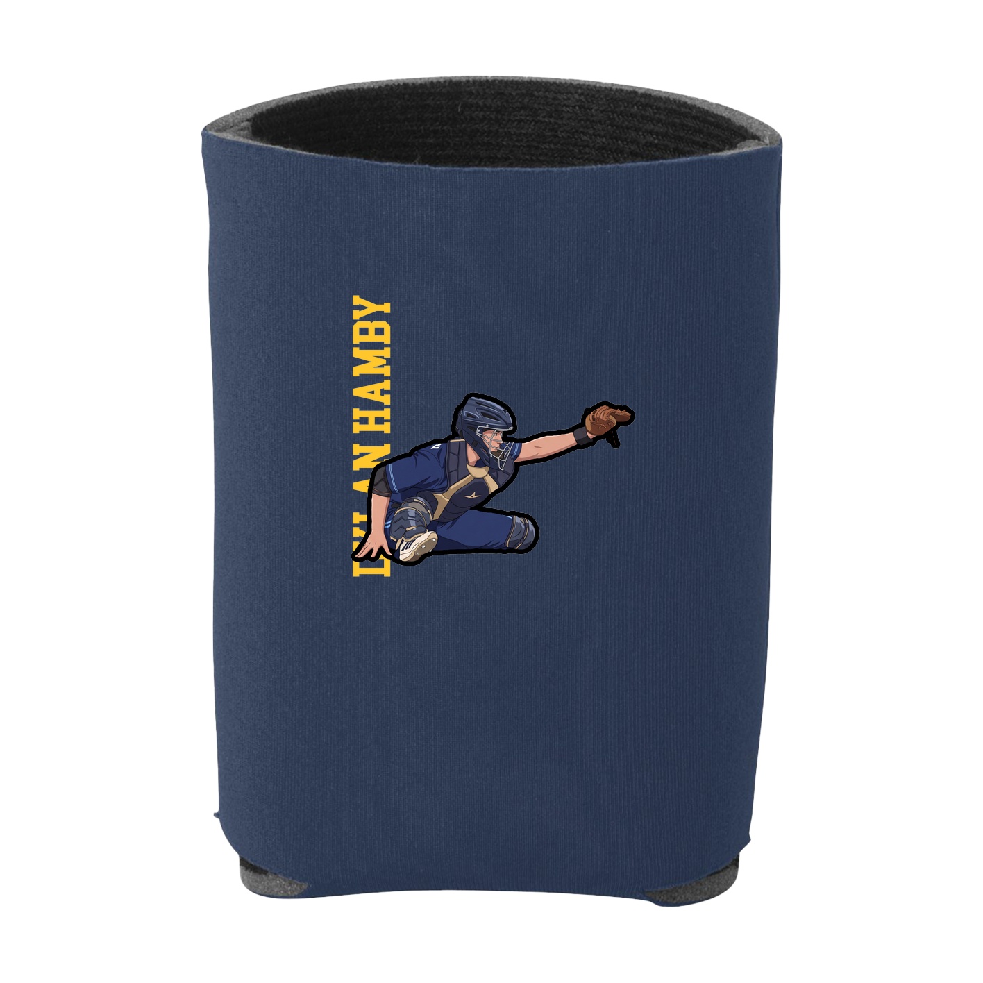 Can Holder — Name Vertical in Navy