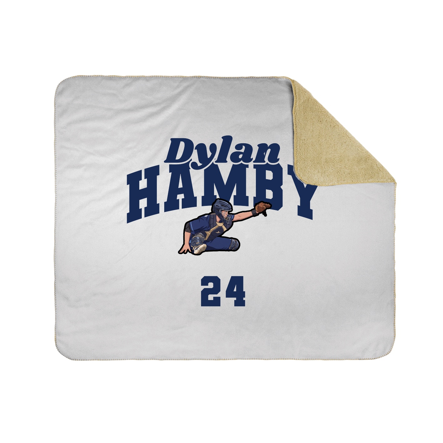 Throw Blanket — Signature Arch in White