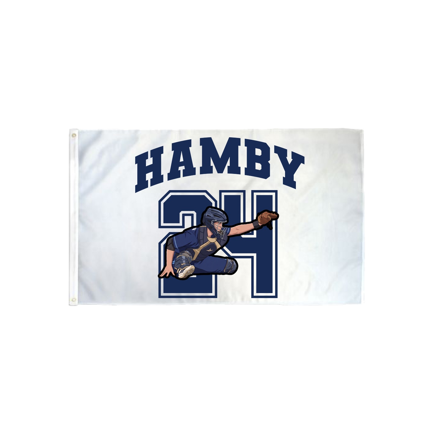 3x5 Flag — Number in Classic