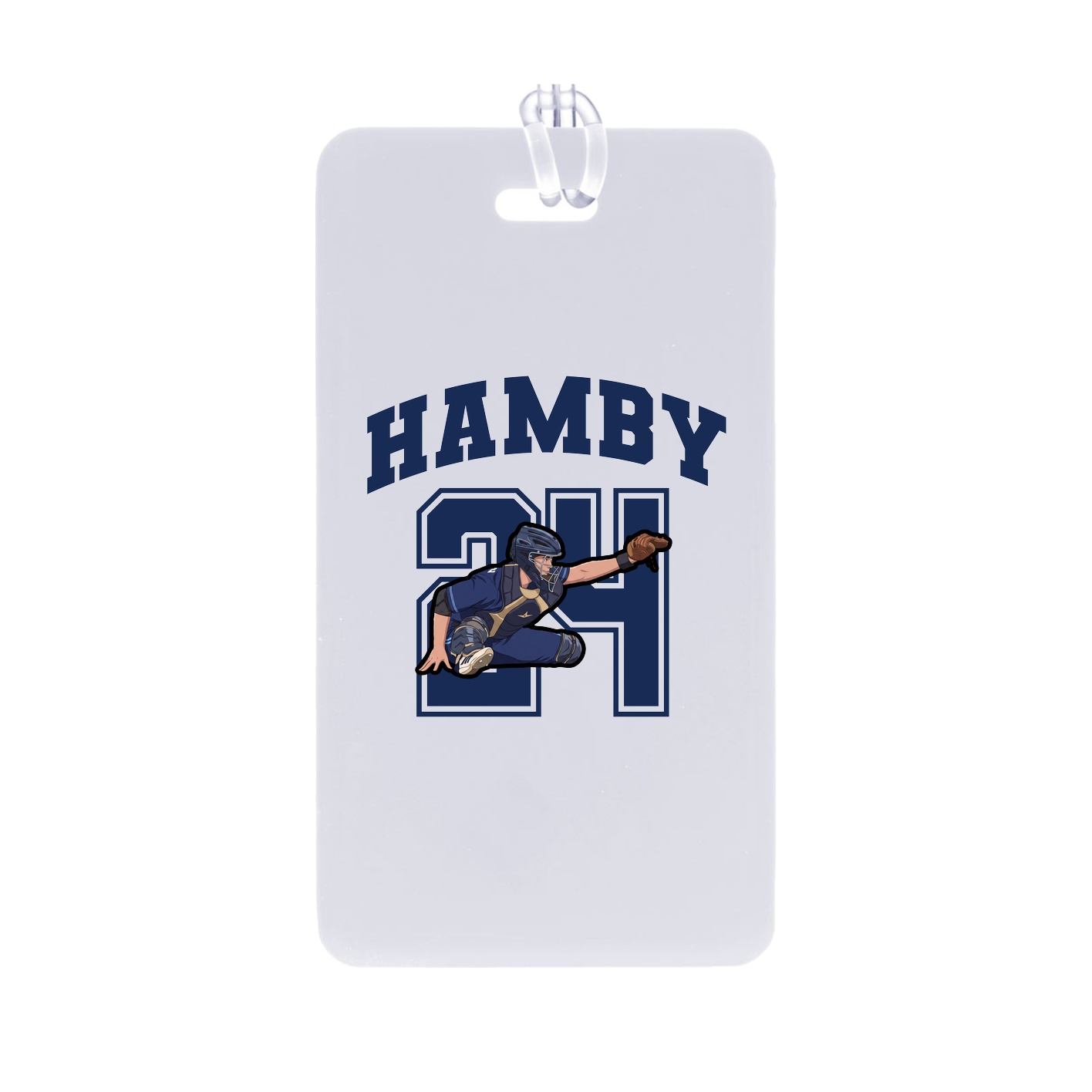 Bag Tag — Number in Classic