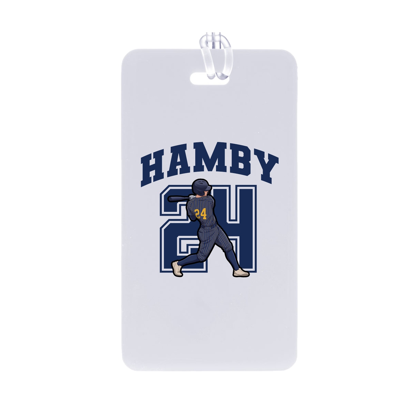 Bag Tag — Number in Classic