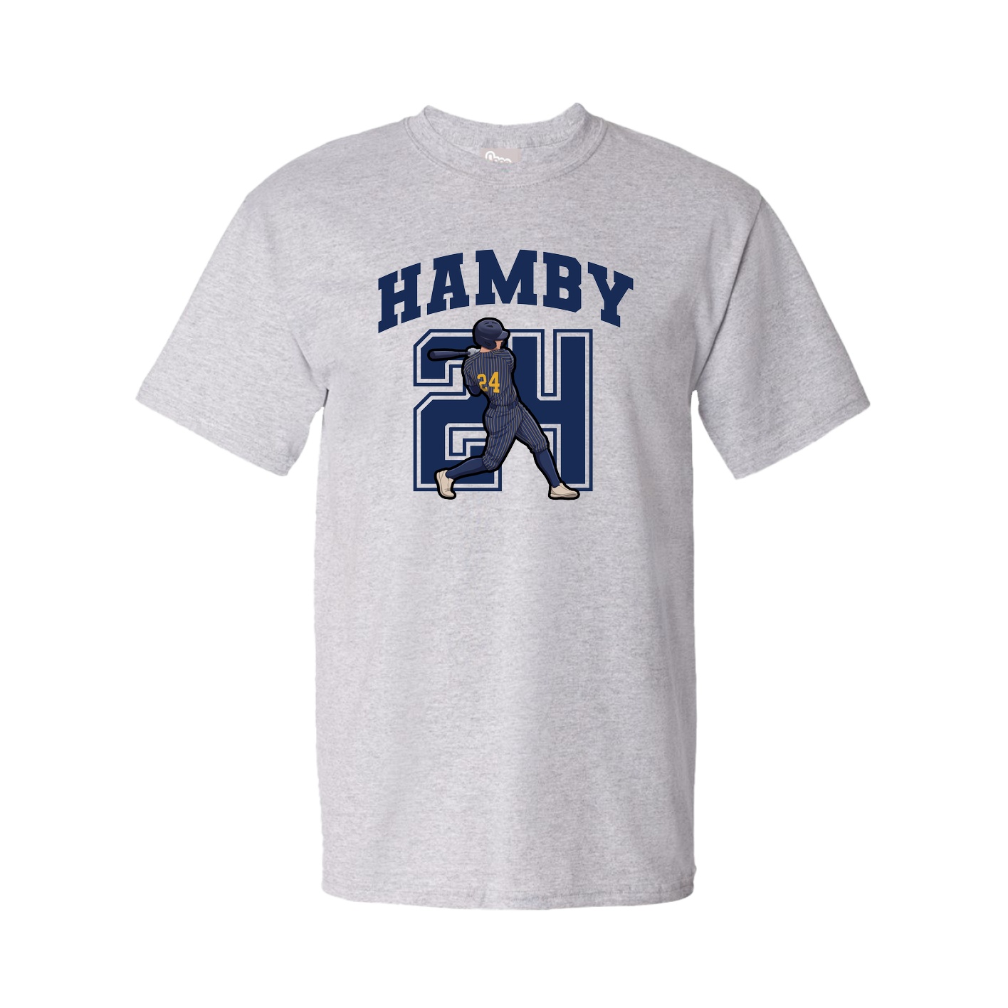Youth Tee — Number in Grey