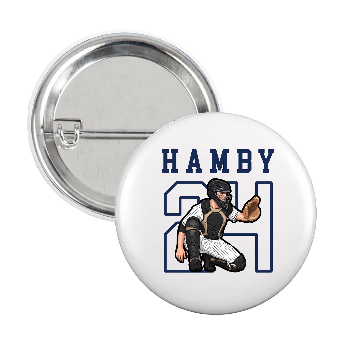 Game Day Button — Shirsey in White
