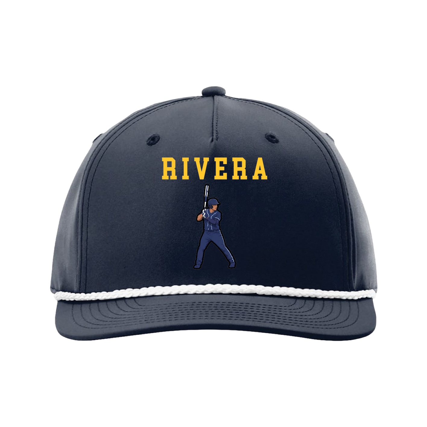Five-Panel Classic Rope Cap — Shirsey in Navy