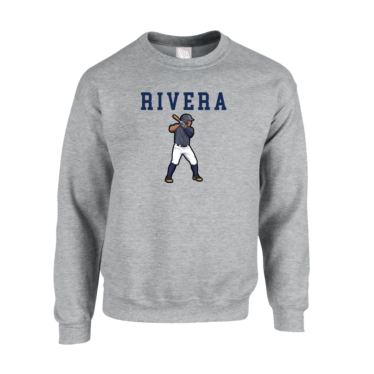 Fleece Crew — Shirsey in Grey