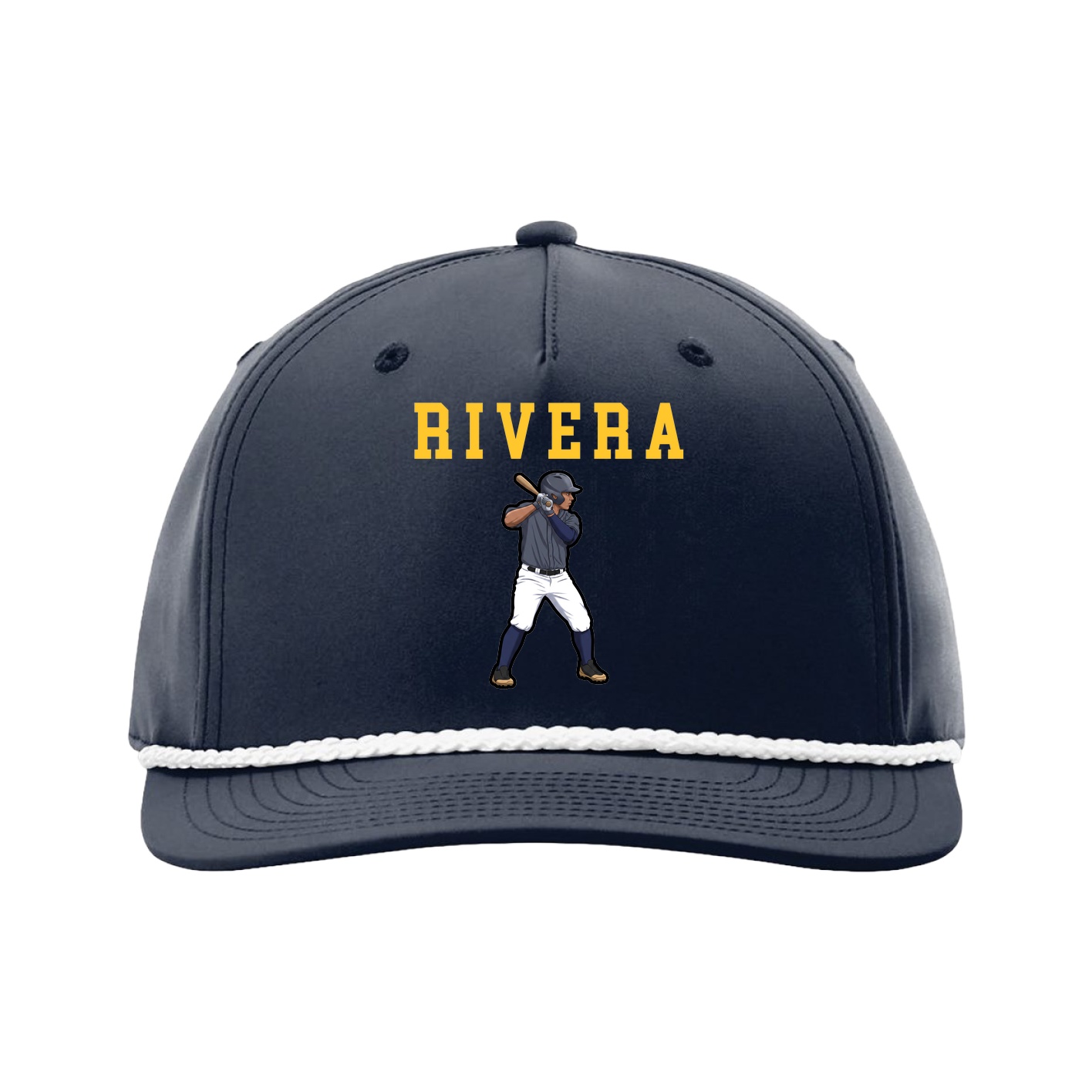 Five-Panel Classic Rope Cap — Shirsey in Navy