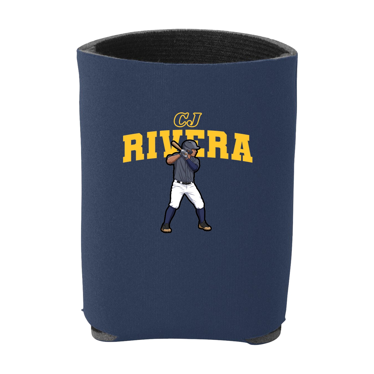 Can Holder — Name Arch in Navy