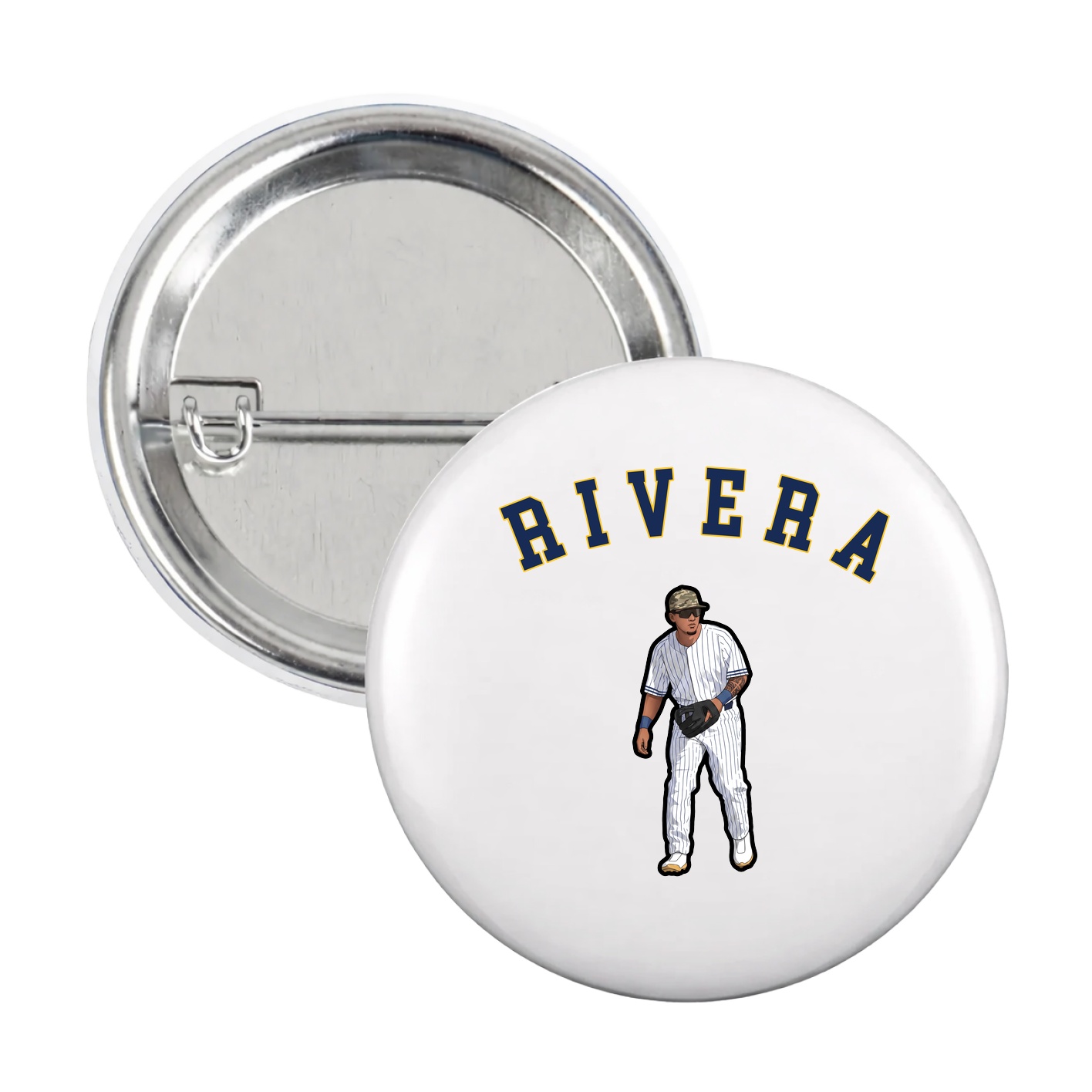 Game Day Button — Shirsey Arch in White