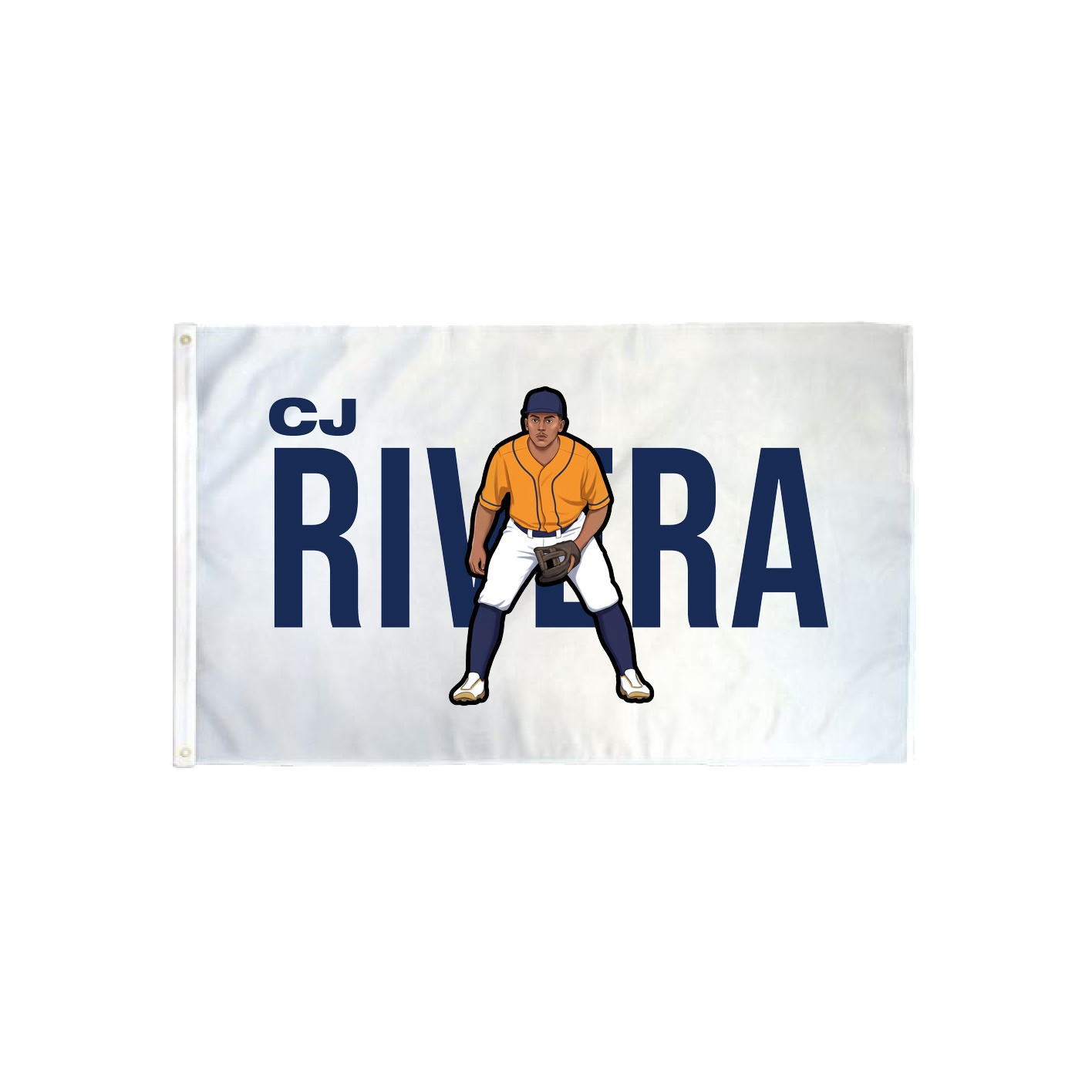 3x5 Flag — Player Name in Classic