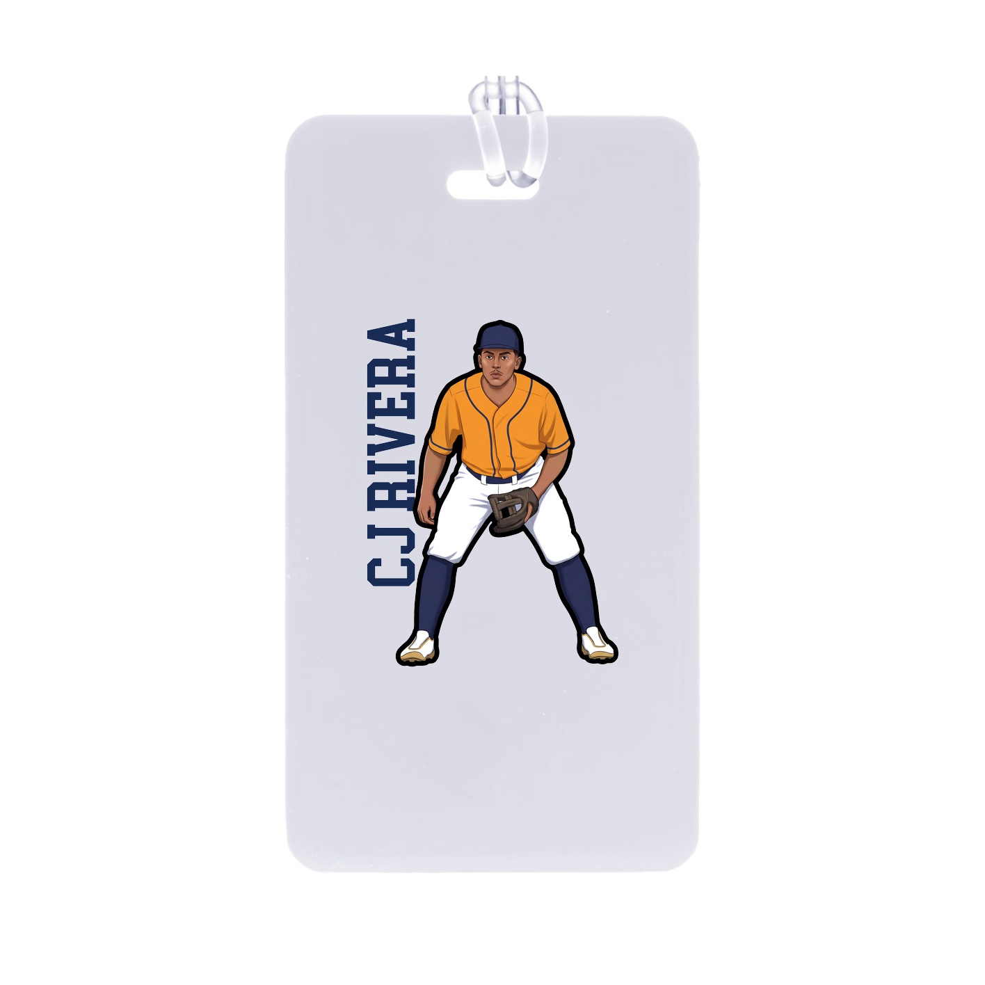 Bag Tag — Name Vertical in Classic