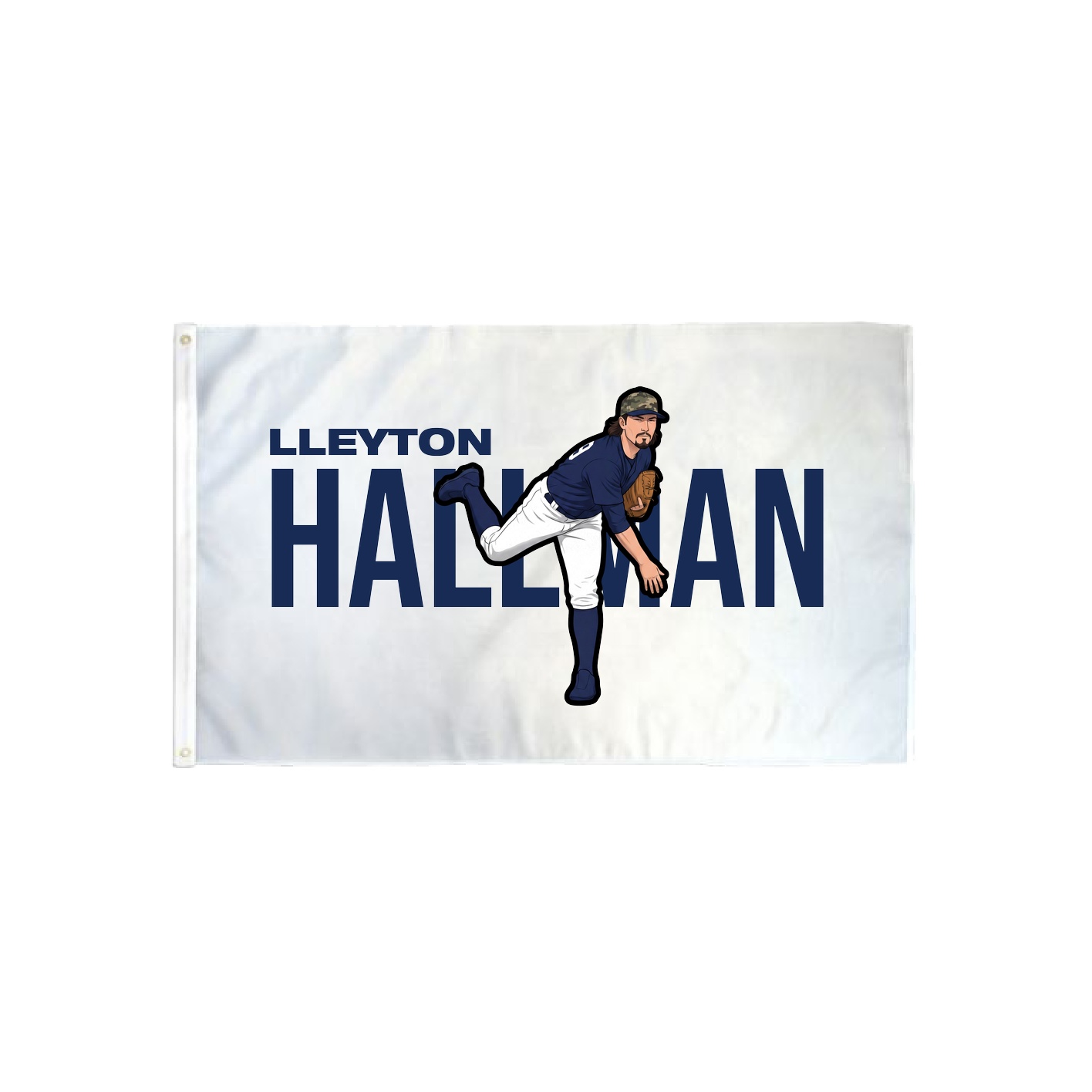 3x5 Flag — Player Name in Classic