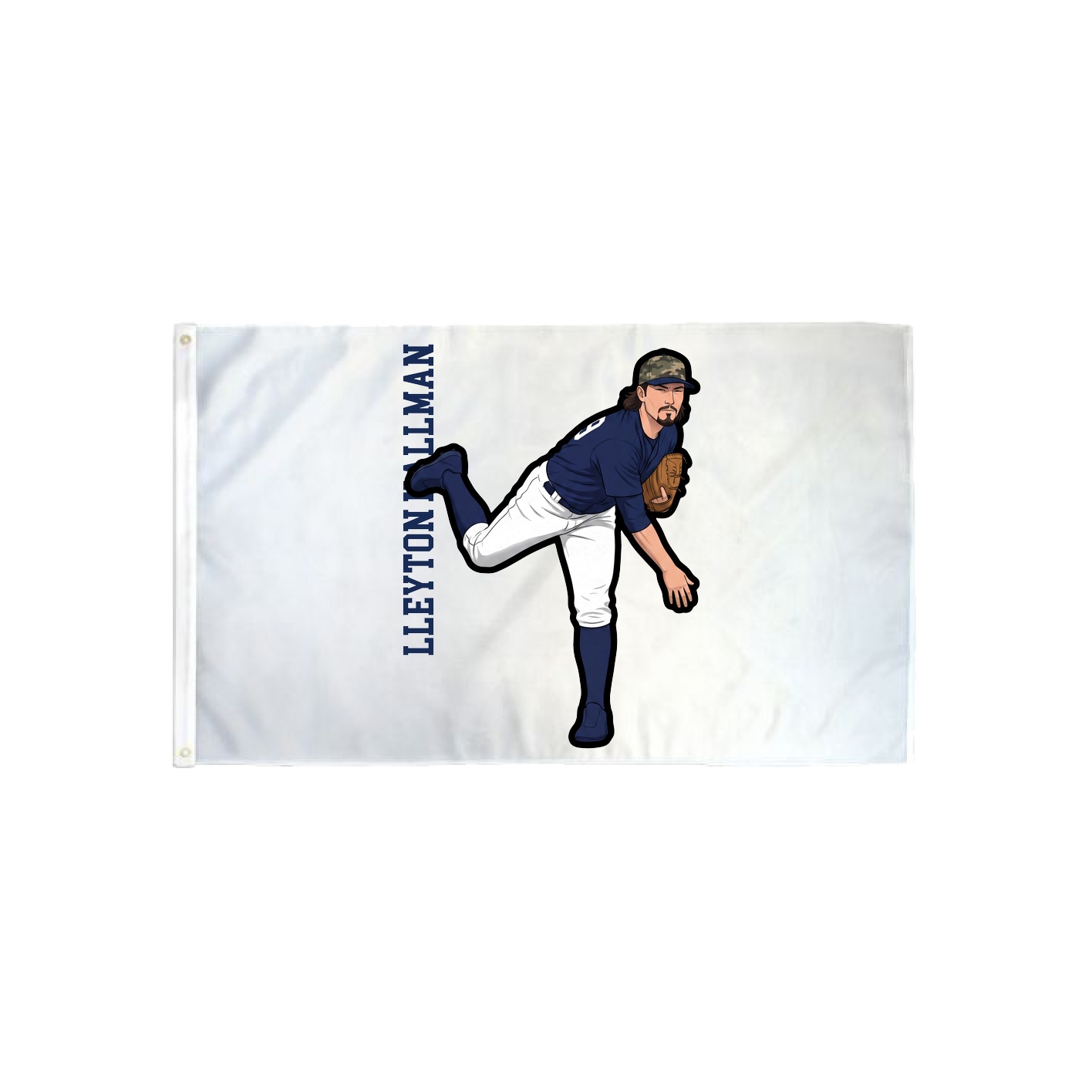 3x5 Flag — Name Vertical in Classic