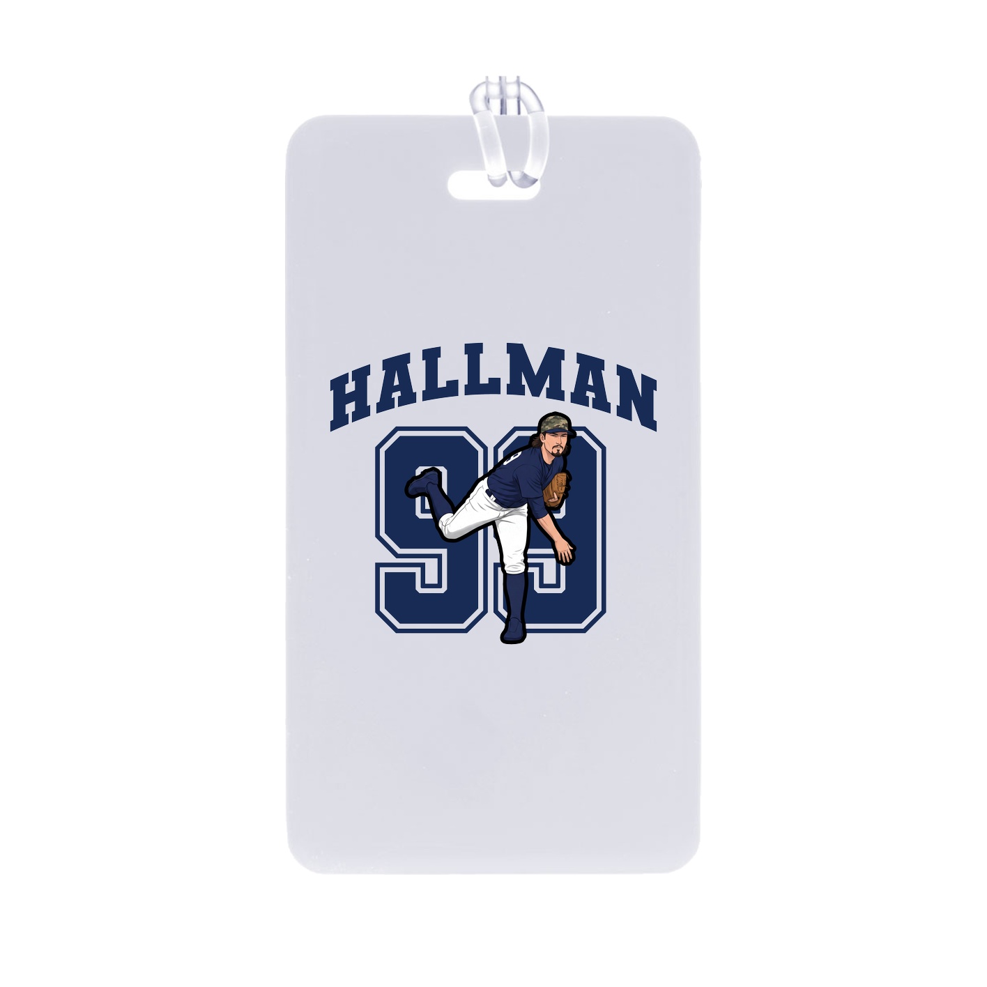 Bag Tag — Number in Classic