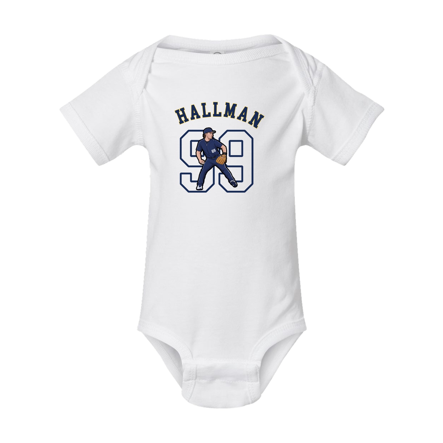 Baby Onesie — Shirsey Arch in White