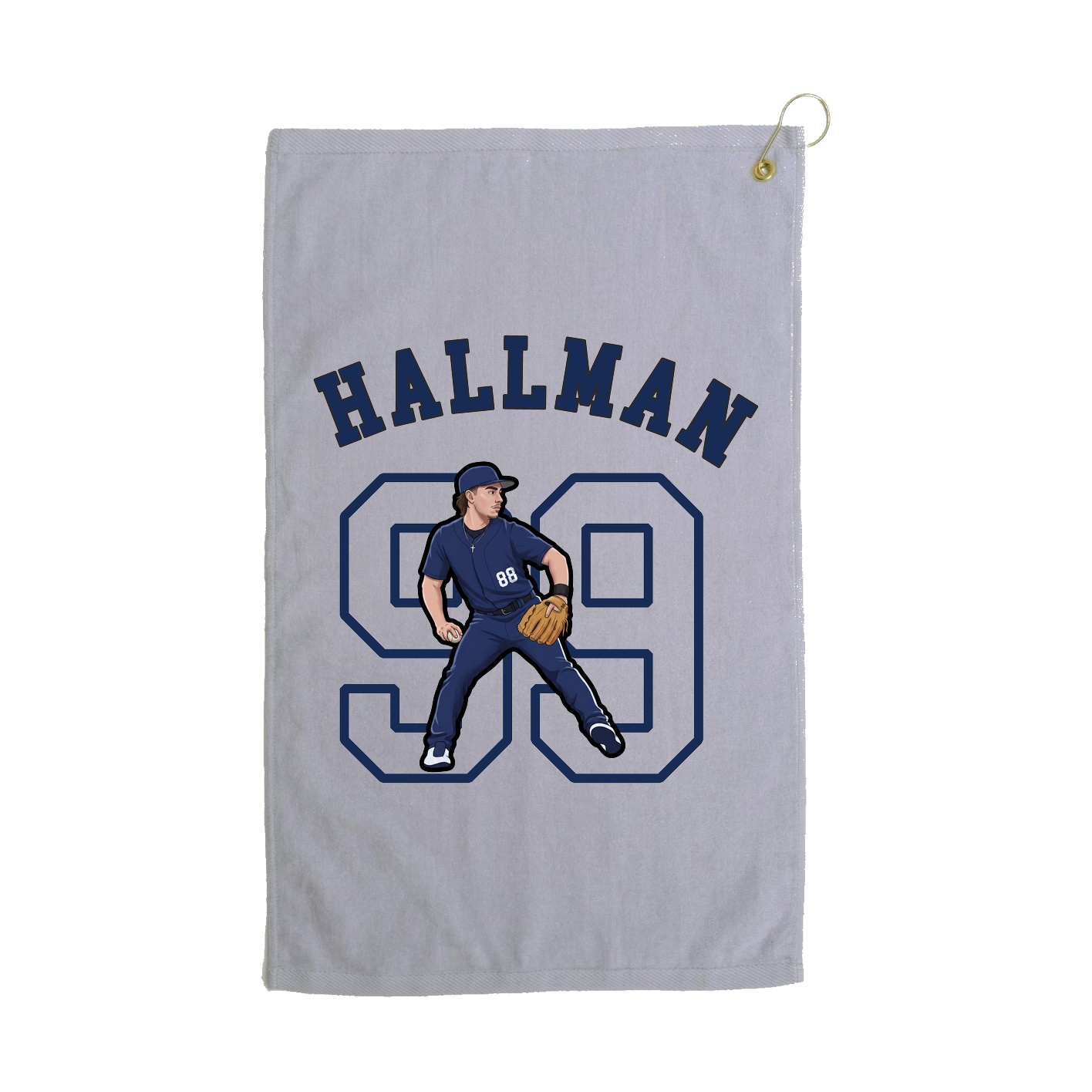 Golf Towel — Shirsey Arch in Grey