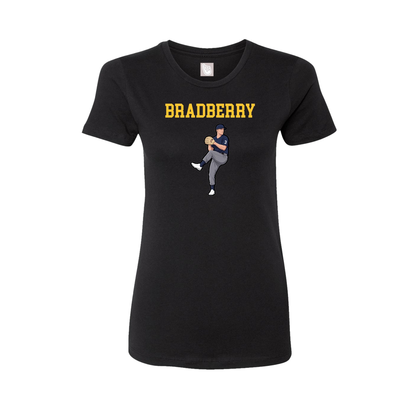 Fitted Women's Tee — Shirsey in Black