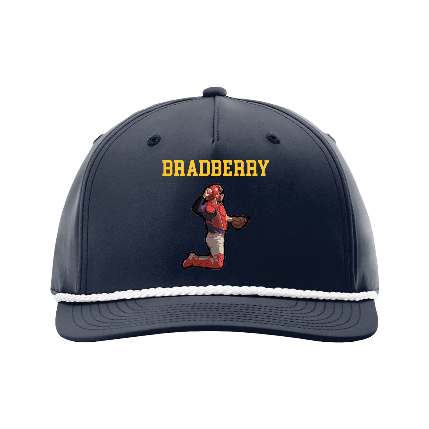 Five-Panel Classic Rope Cap — Shirsey in Navy
