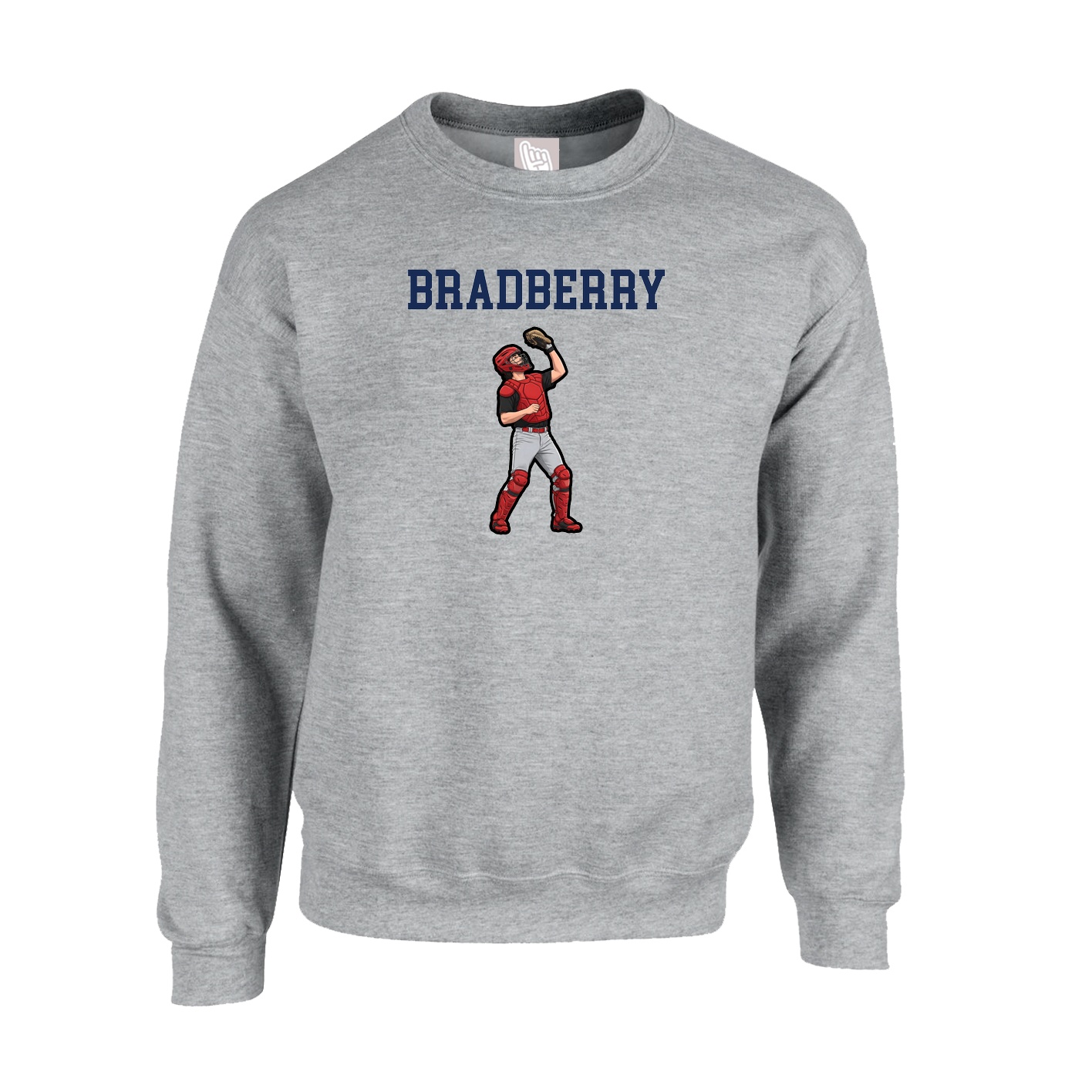 Fleece Crew — Shirsey in Grey