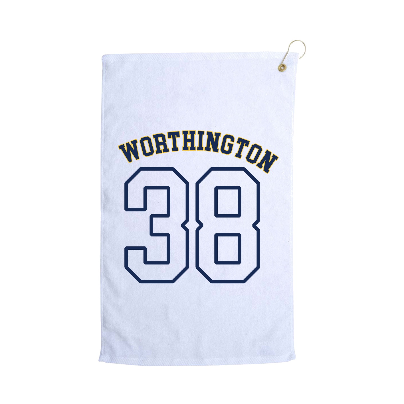 Golf Towel — Shirsey Arch in White