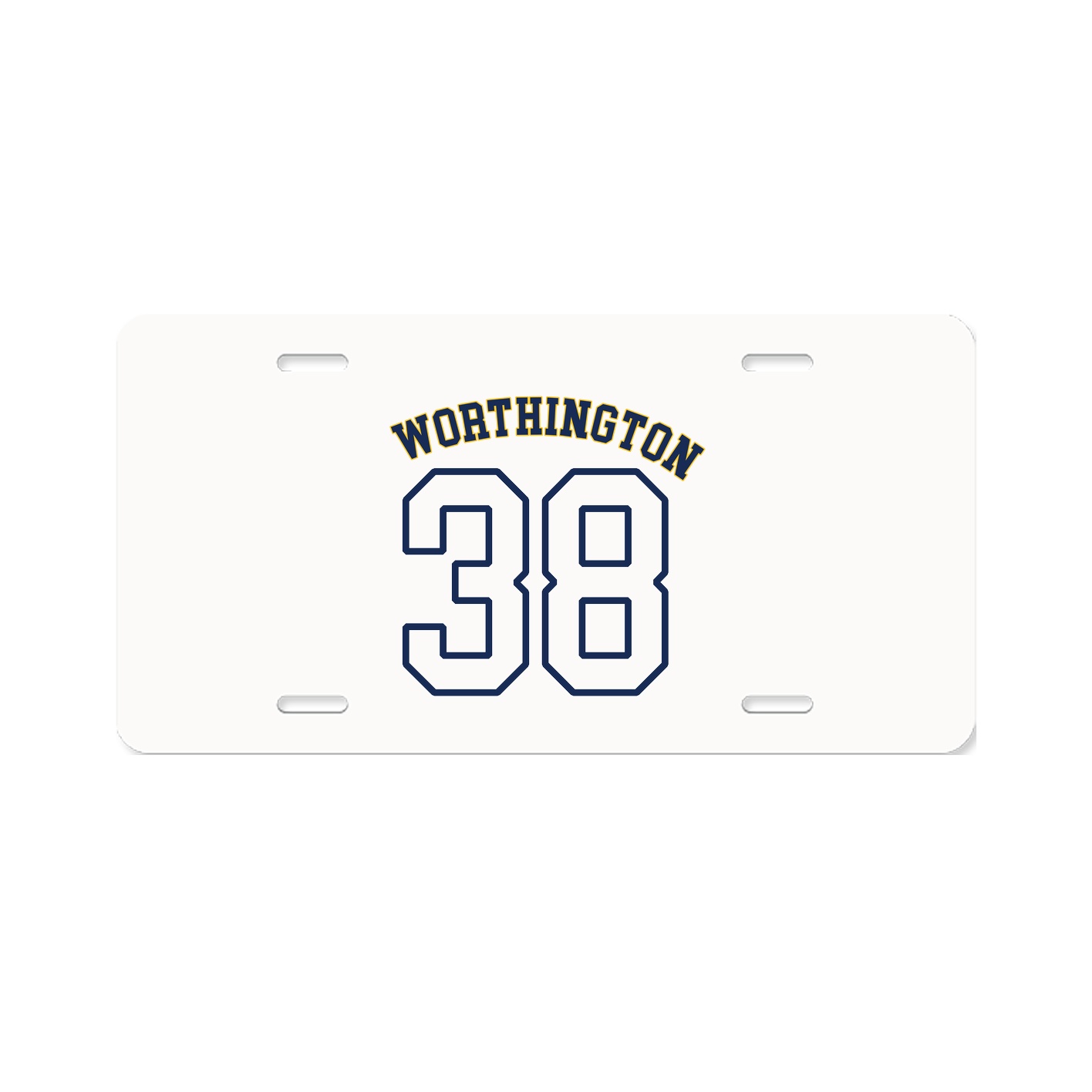 License Plate — Shirsey Arch in Classic