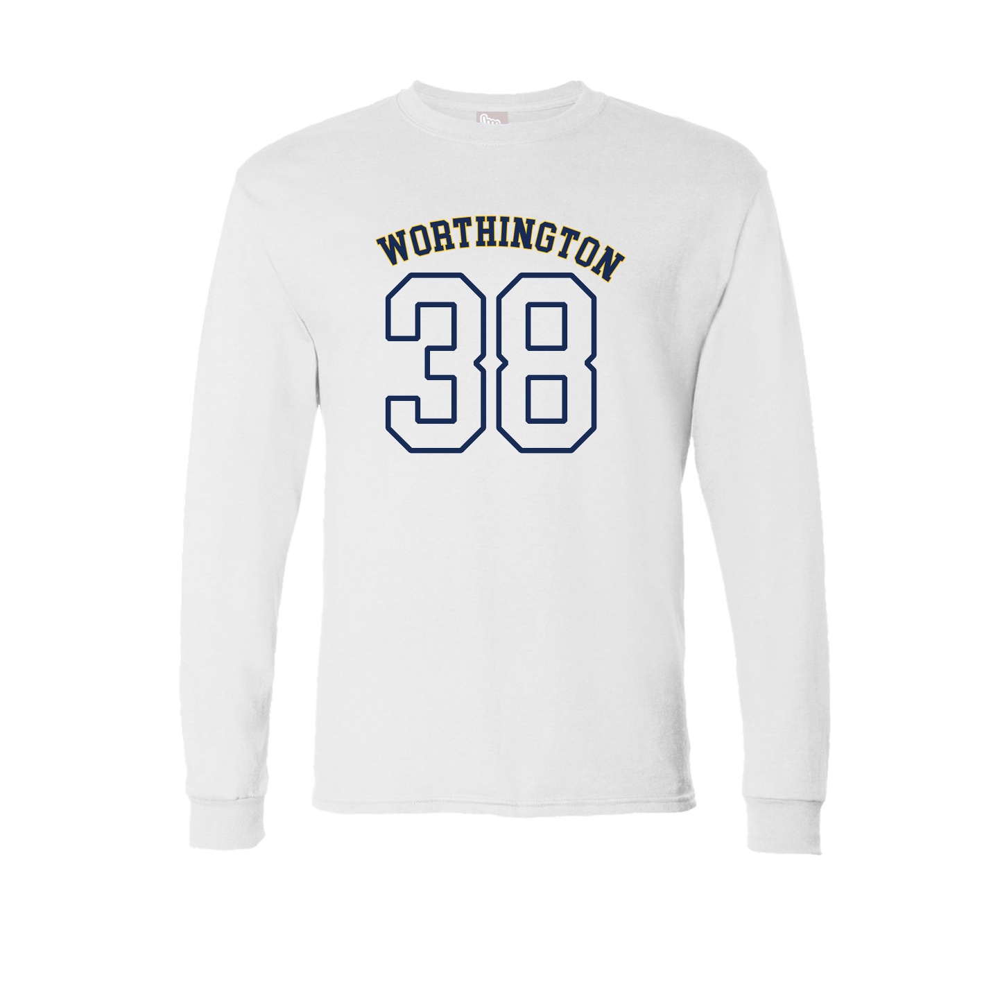 Long Sleeve Tee — Shirsey Arch in White