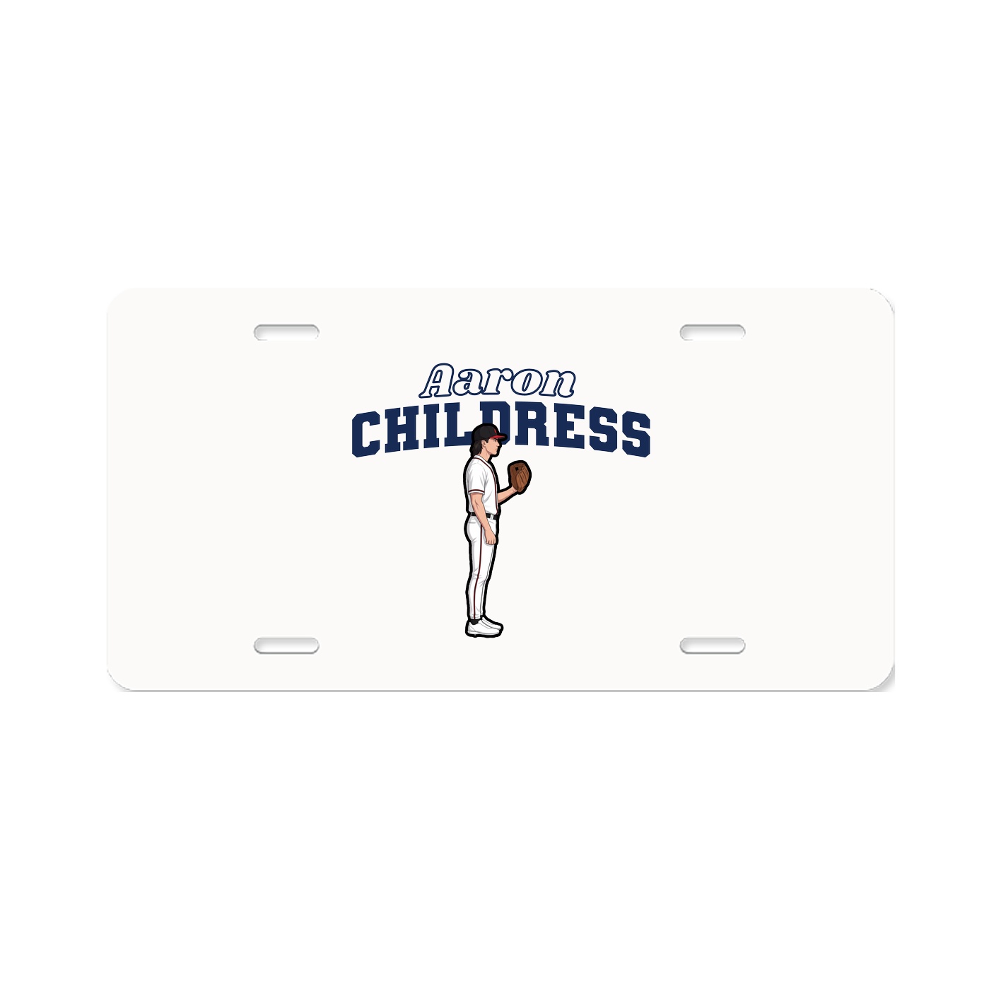 License Plate — Name Arch in Classic
